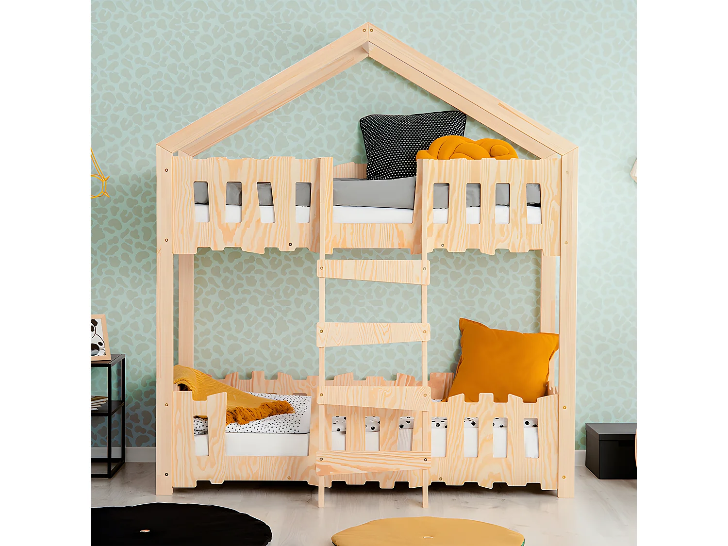 Łóżko piętrowe ZIPPO P 70x140 sosna