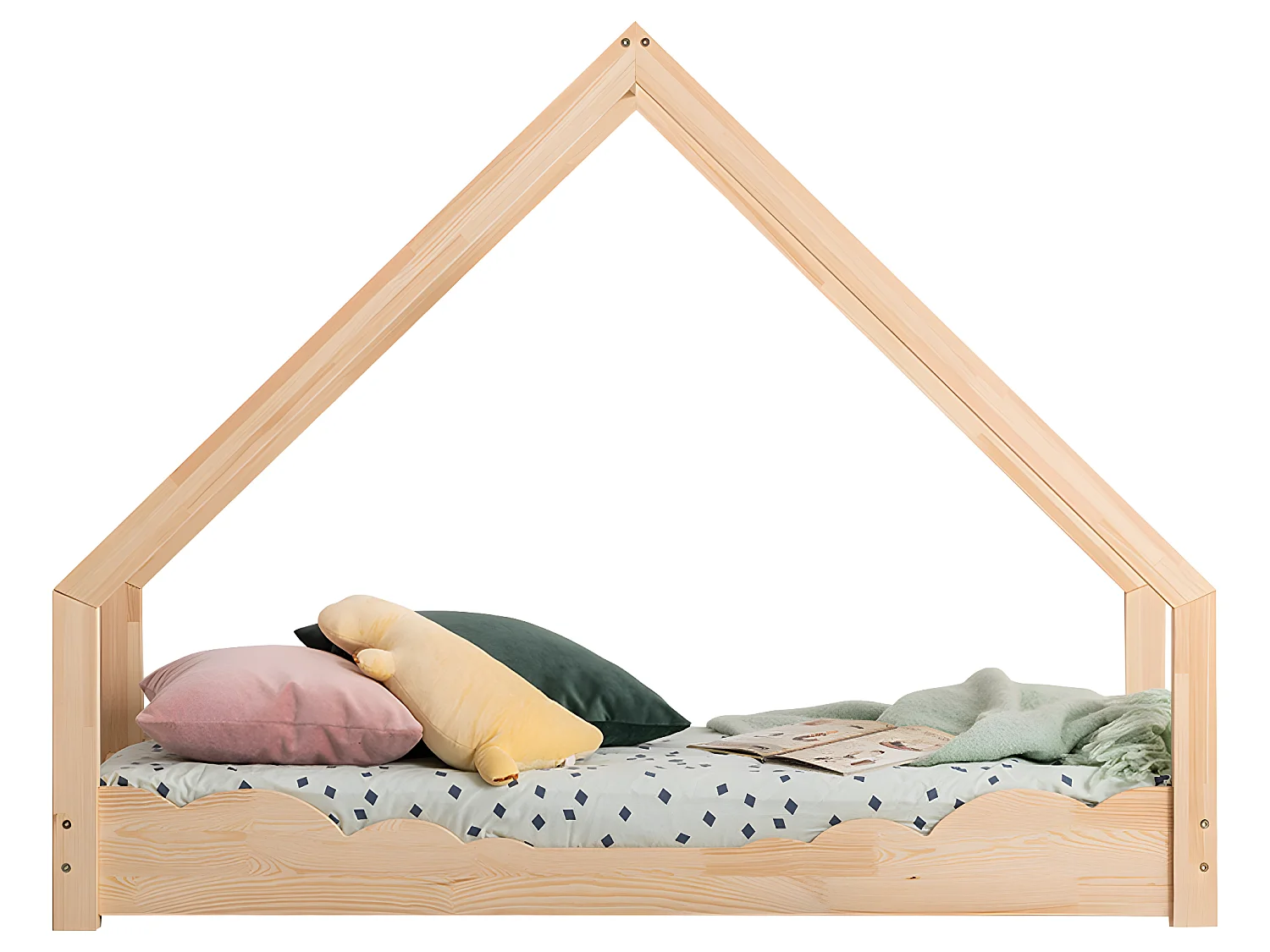 Łóżko dziecięce LOCA D 90x200 sosna