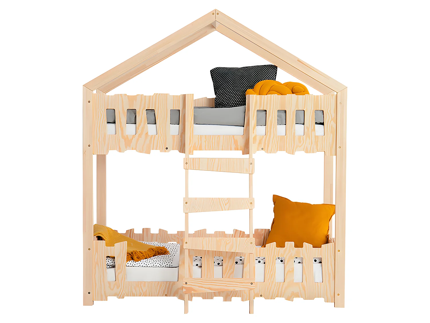 Łóżko piętrowe ZIPPO P 90x190 sosna