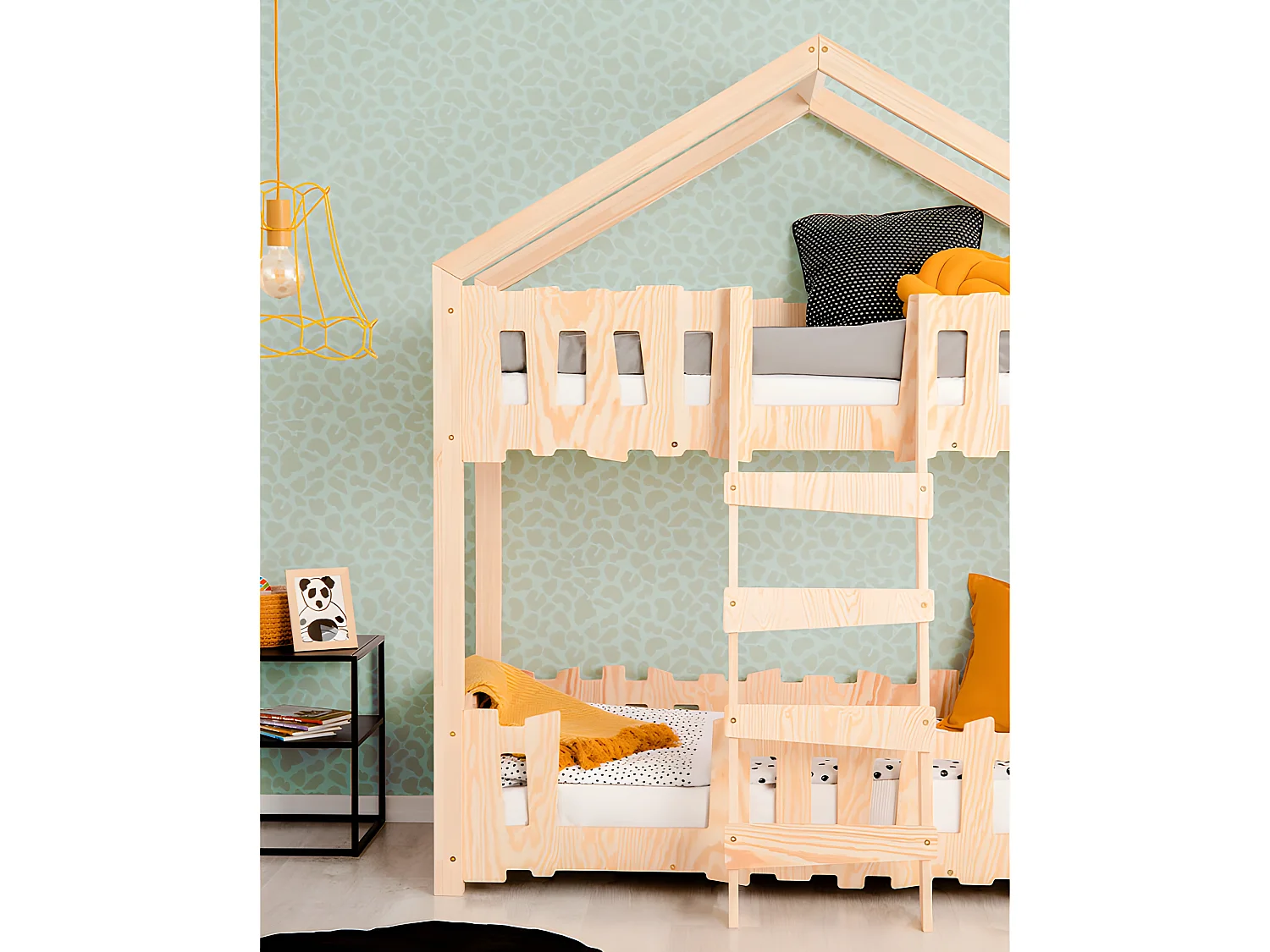 Łóżko piętrowe ZIPPO P 90x190 sosna