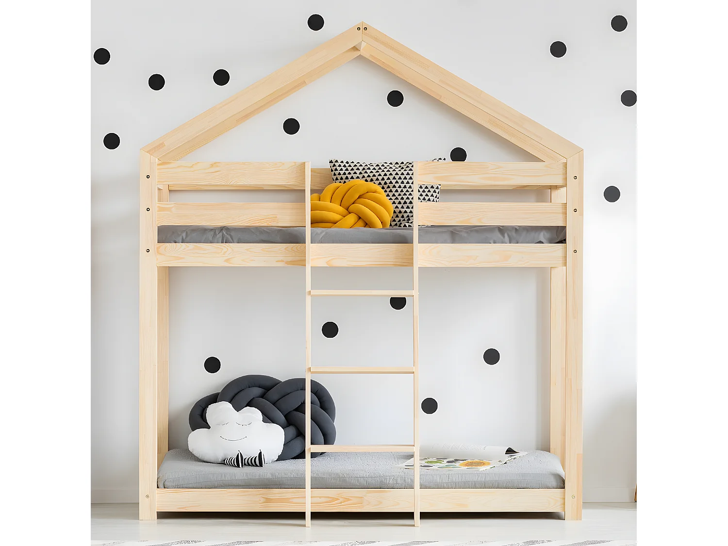 Łóżko piętrowe MILA DMP 90x190 sosna