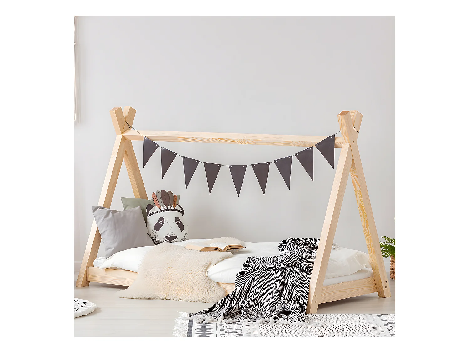 Łóżko dziecięce MILA TP 70x140 sosna