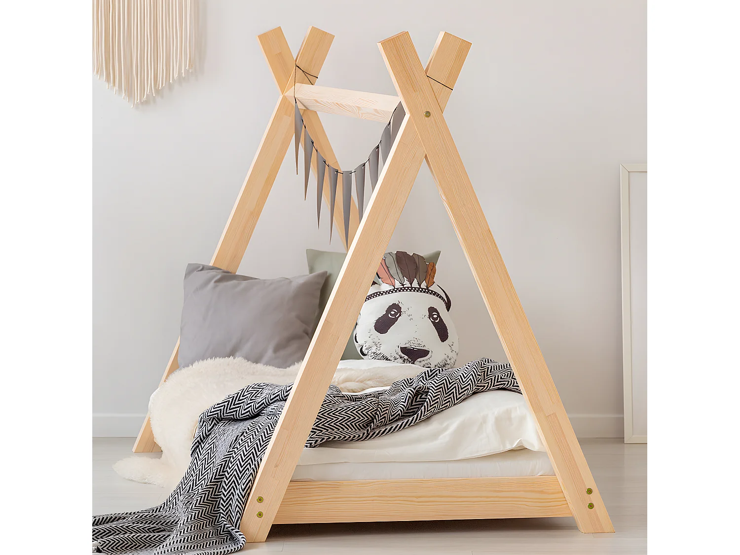 Łóżko dziecięce MILA TP 70x140 sosna