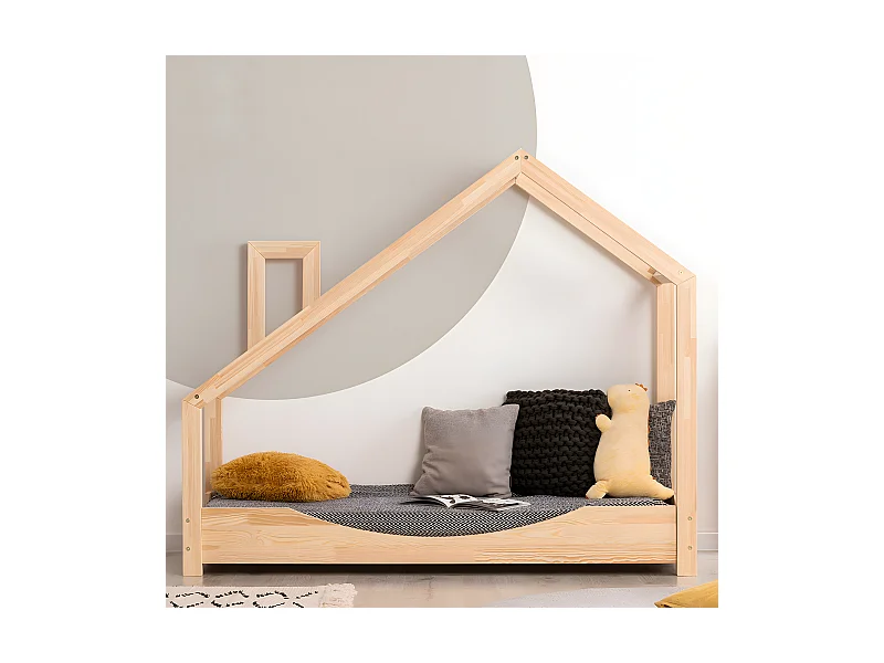 Łóżko dziecięce LUNA E 90x190 sosna