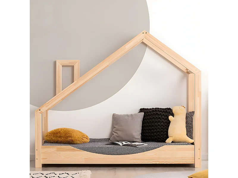 Łóżko dziecięce LUNA E 90x190 sosna