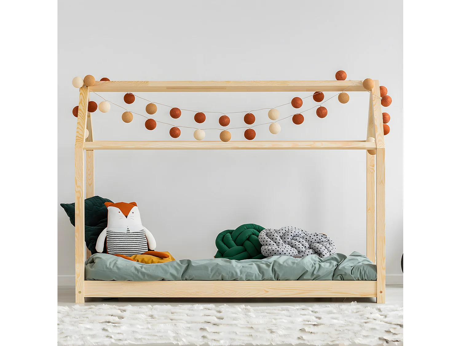 Łóżko dziecięce MILA M 90x190 sosna