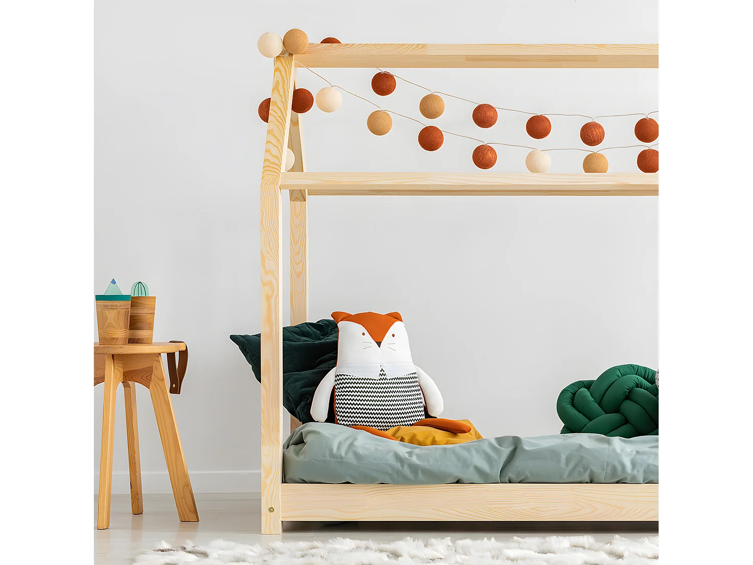 Łóżko dziecięce MILA M 90x190 sosna