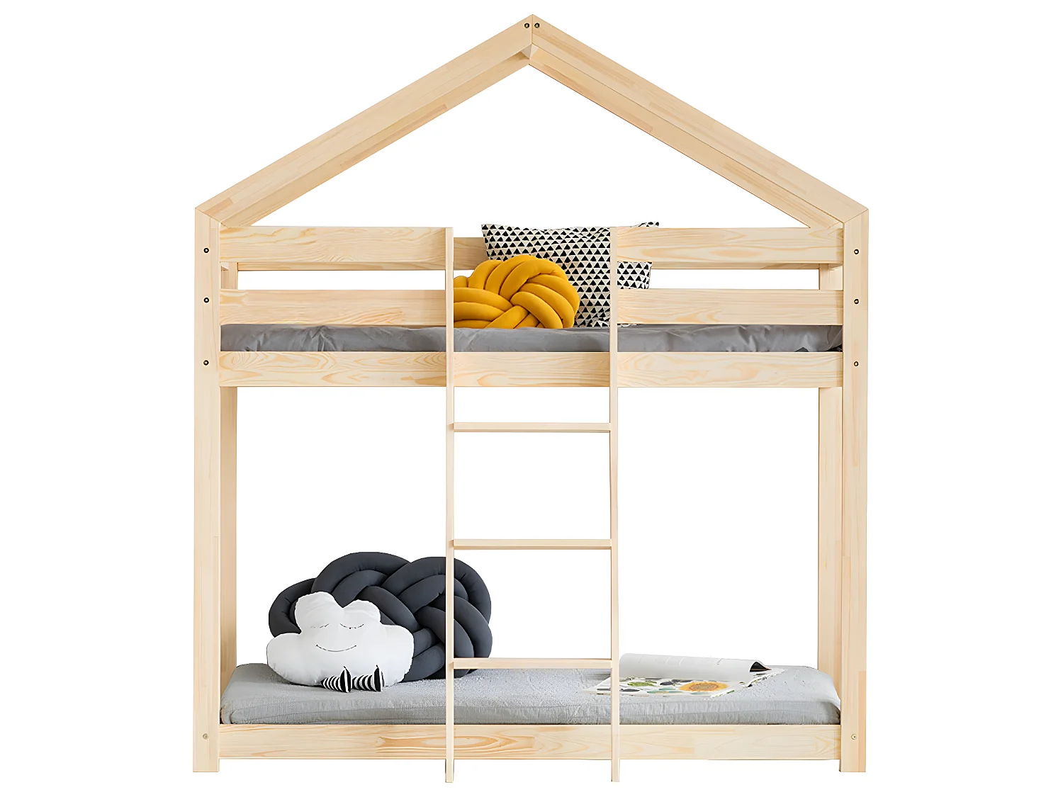 Łóżko piętrowe MILA DMP 70x140 sosna