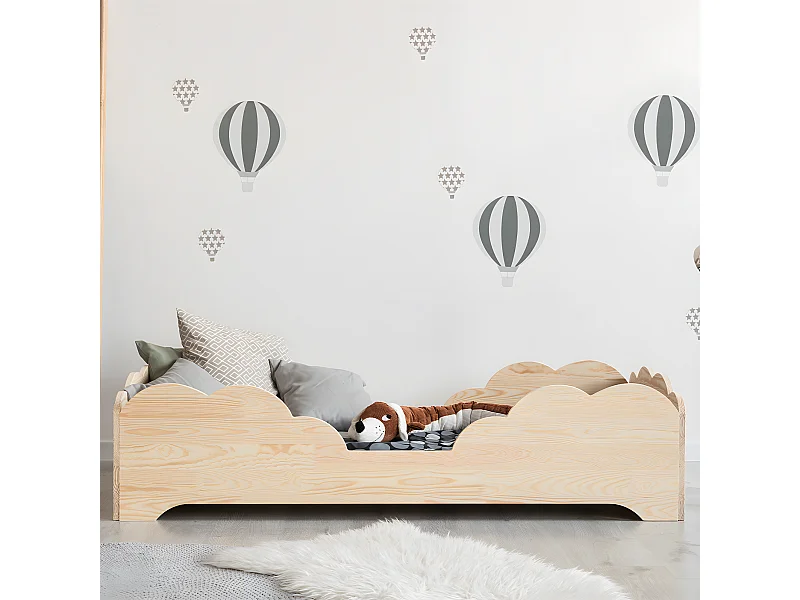 Cama 90x190 con somier Josy Madera