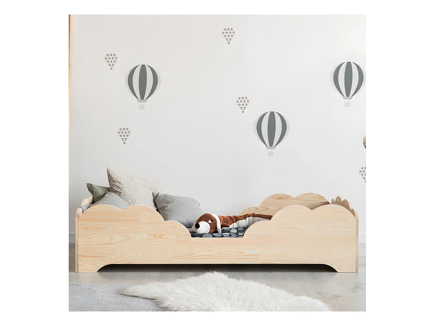 Lit 90x190 sommier inclus Josy Bois