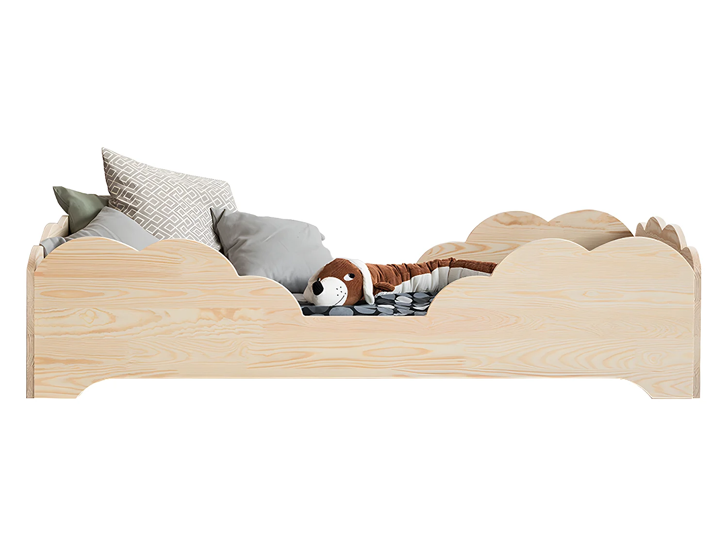 Lit 90x190 sommier inclus Josy Bois