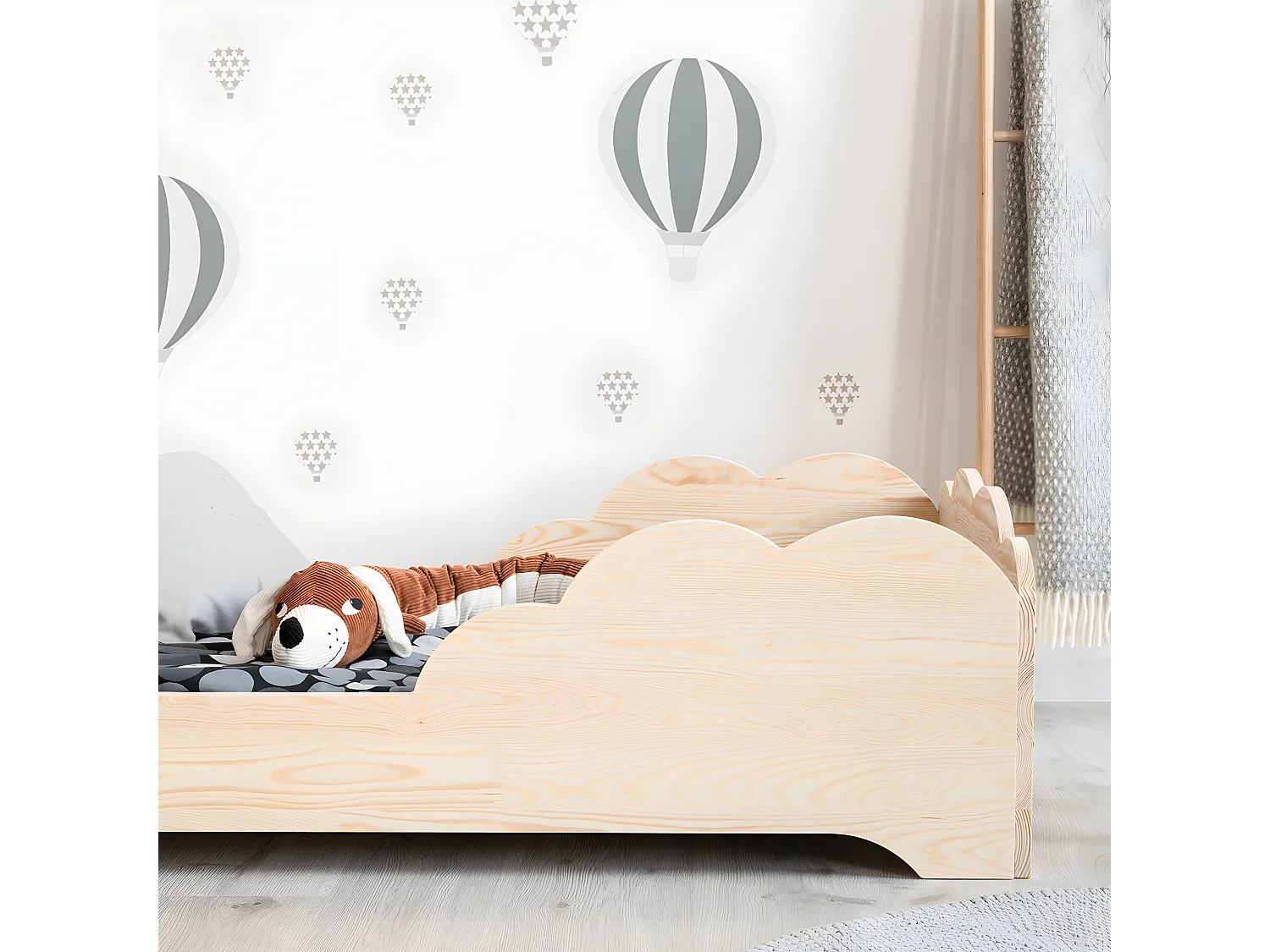 Cama 90x200 con somier Josy Madera