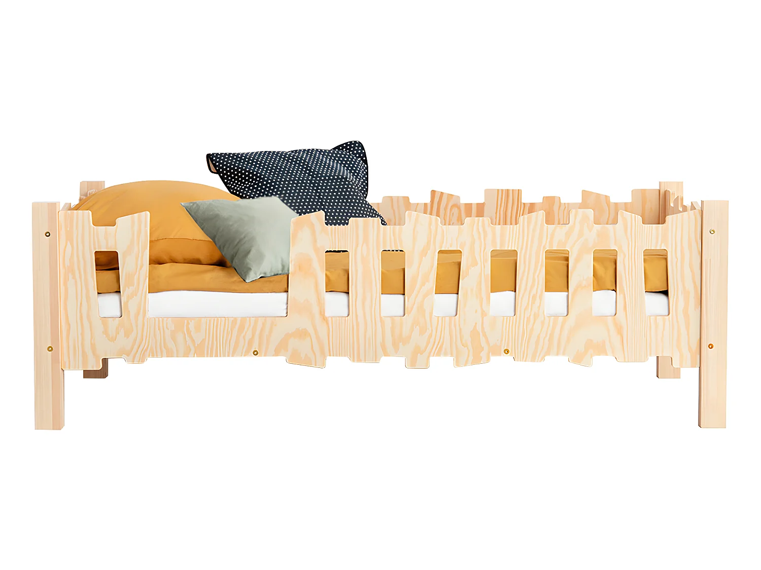 Łóżko dziecięce PIKKO B 70x140 sosna