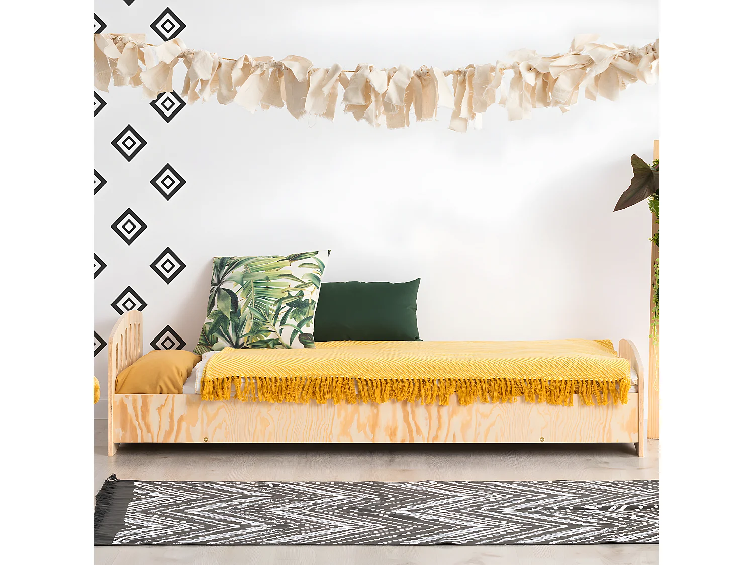 Eléa Bois 70x140 bed inclusief lattenbodem