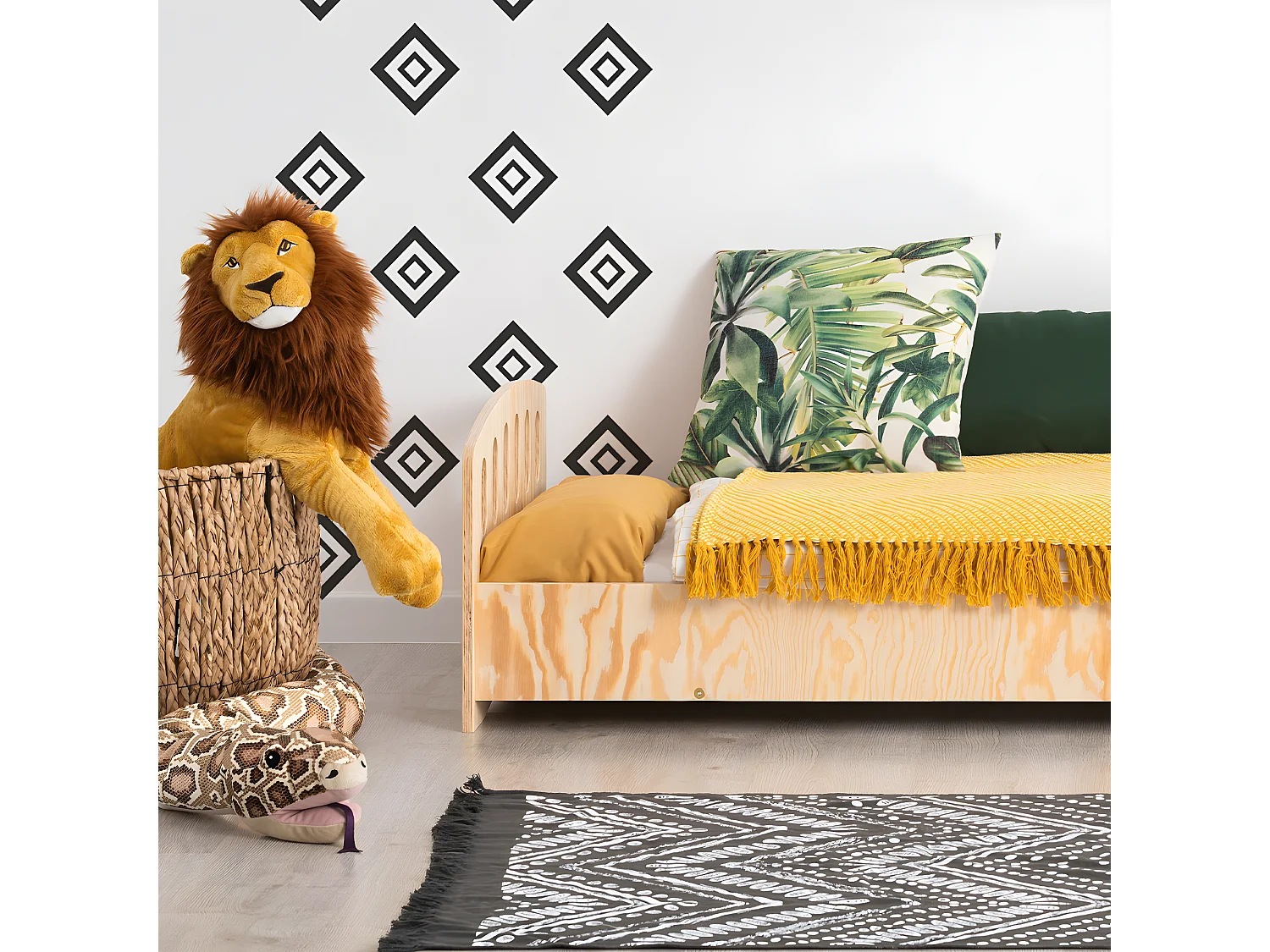 Eléa Bois 70x140 bed inclusief lattenbodem