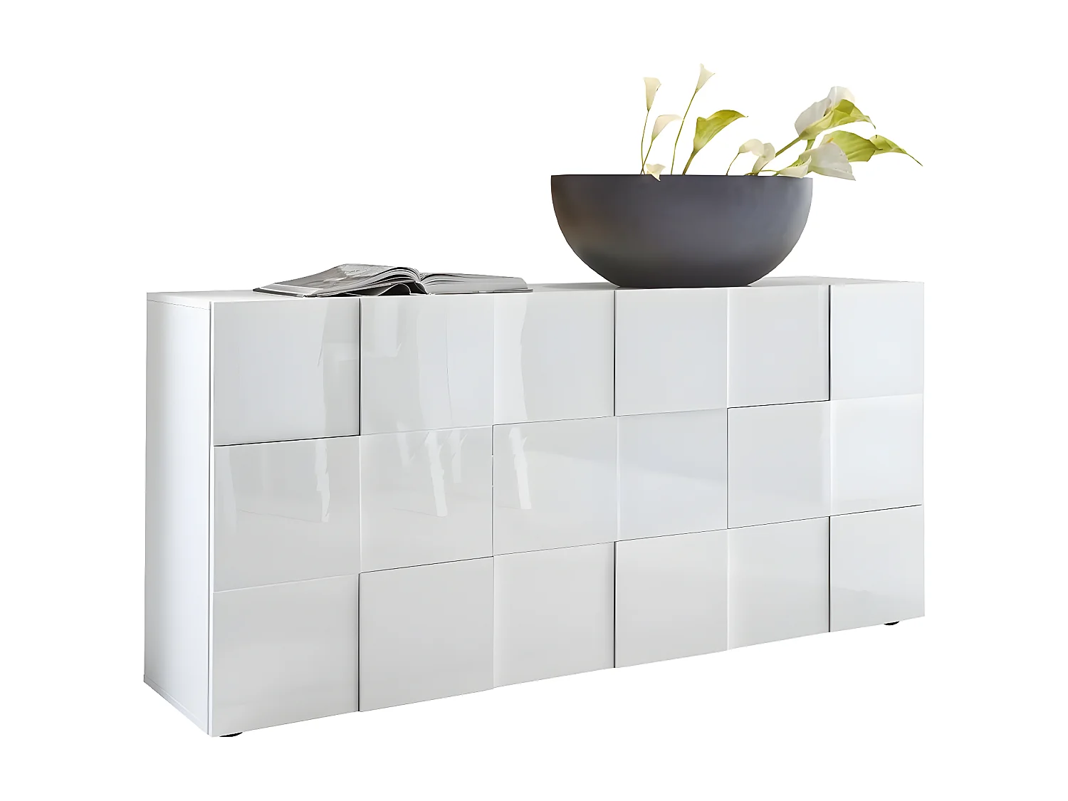 Credenza 3 ante in legno L181 cm - Dama