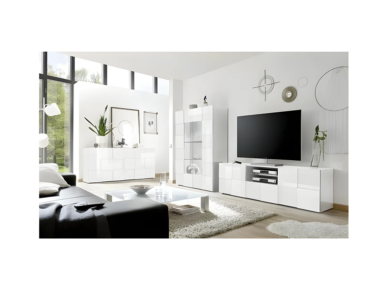 Credenza 3 ante in legno L181 cm - Dama