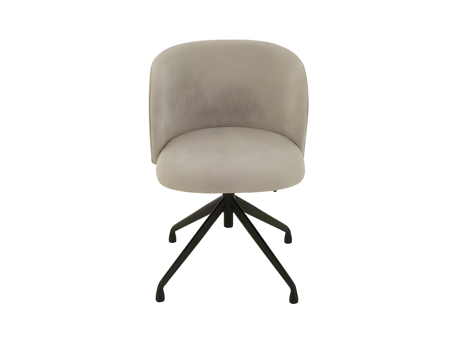Chaise Pivotante en Velours "Gena" 56cm Vert Foncé