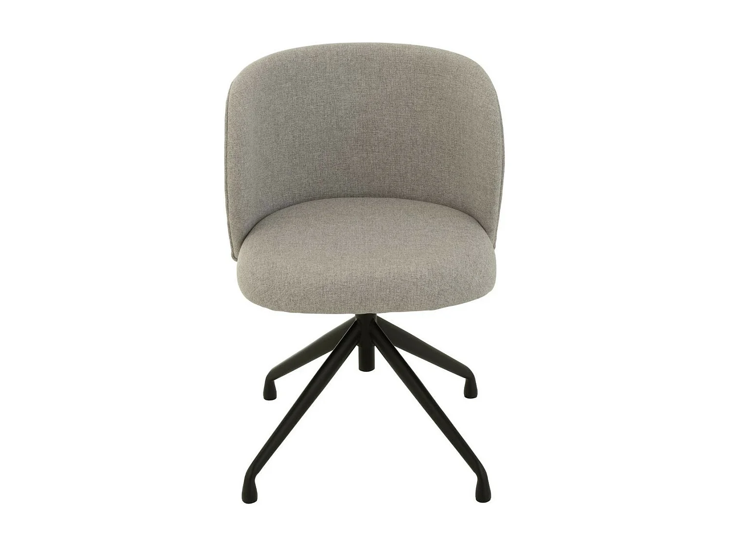 Chaise Pivotante en Lin "Gena" 56cm Gris