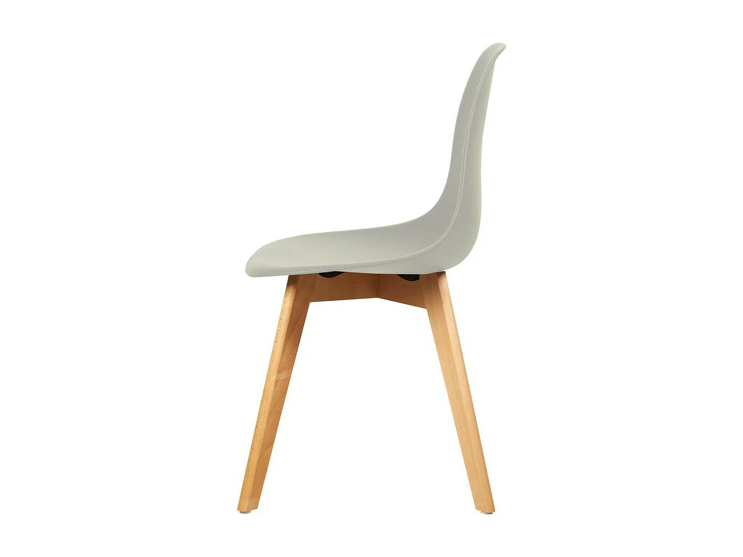 Lot de 4 Chaises Scandinaves "Pesuo" 82cm Gris