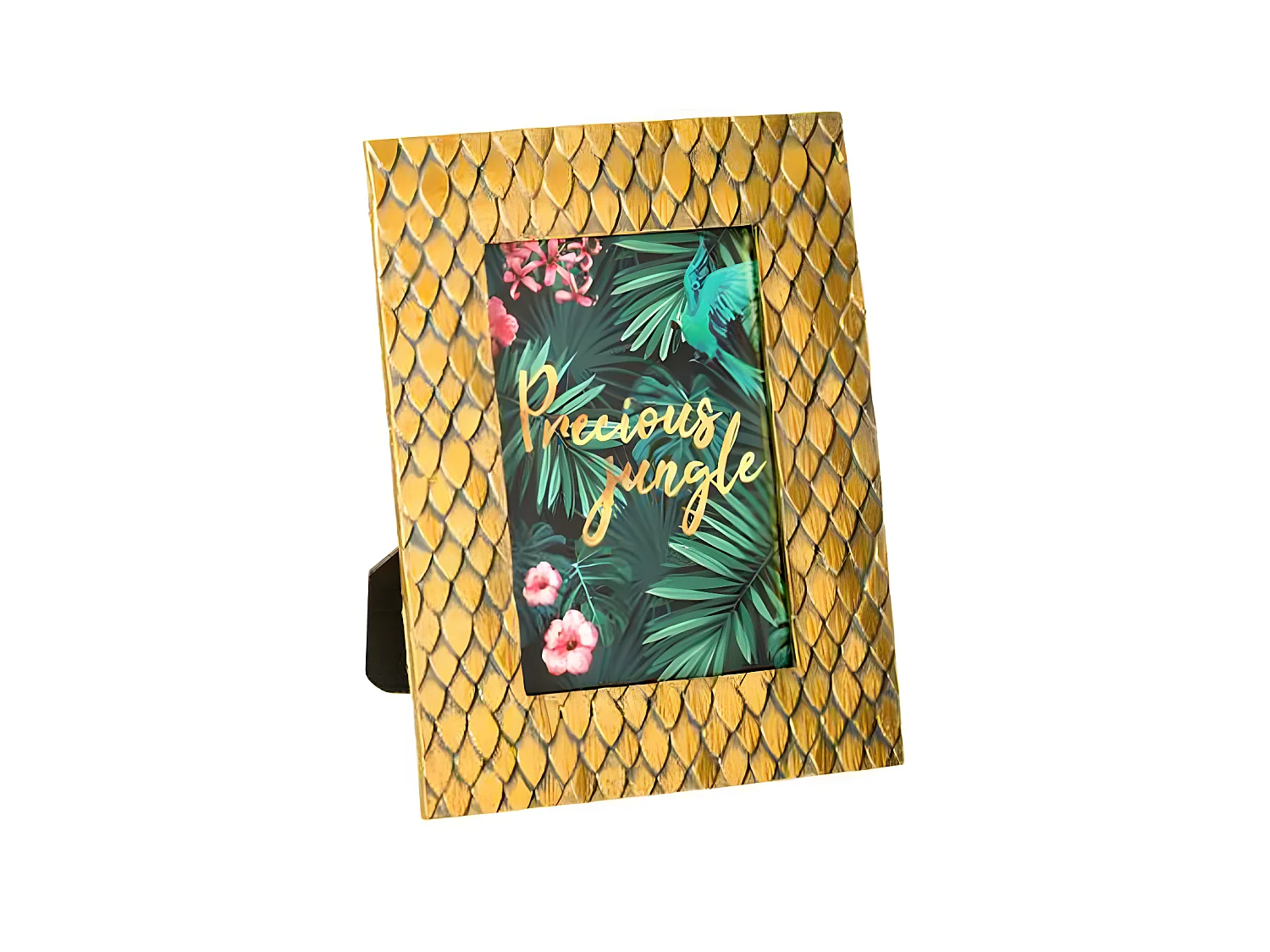 Cadre Photo "Precious Jungle" 20x16cm Or