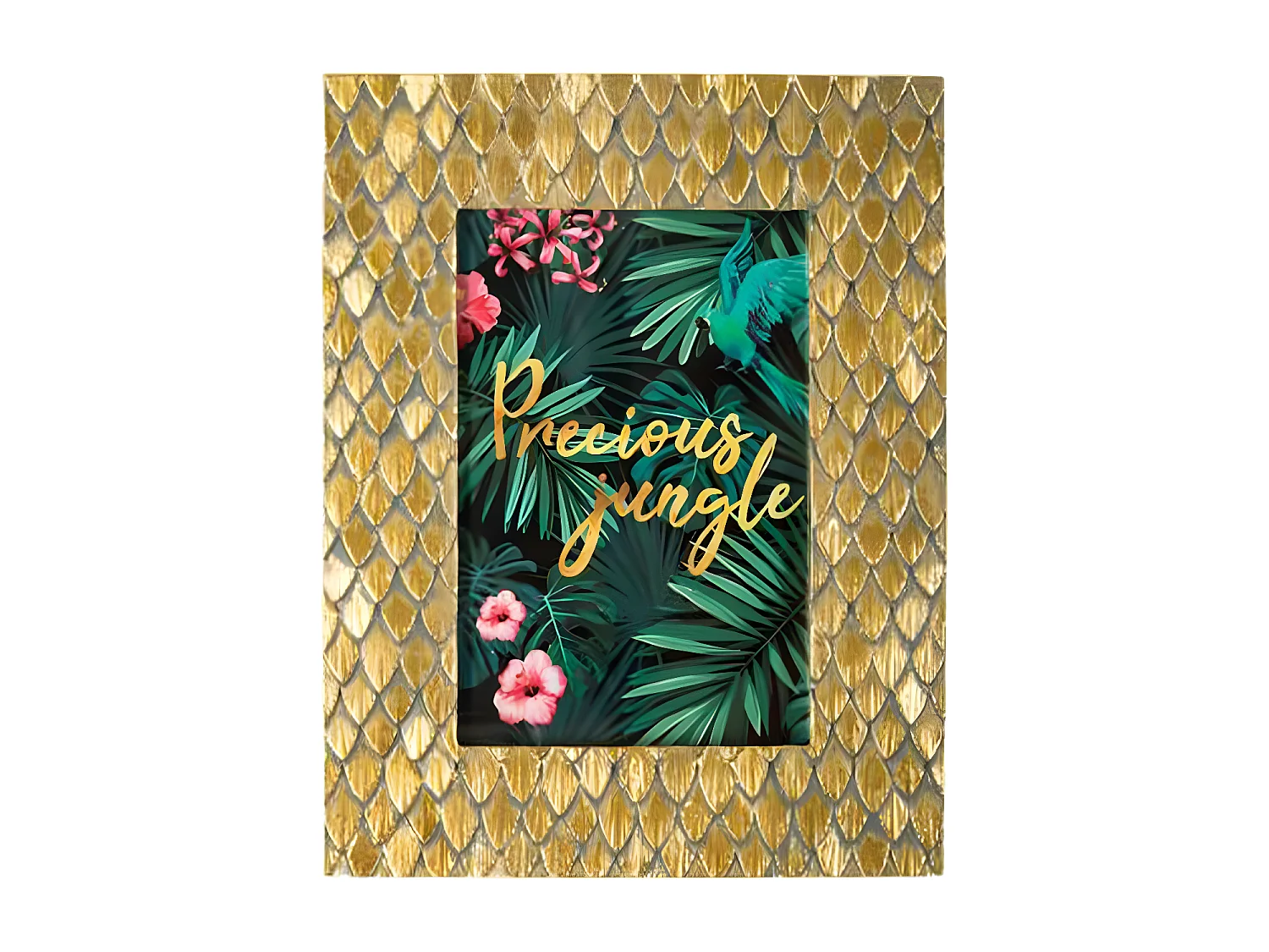 Cadre Photo "Precious Jungle" 20x16cm Or