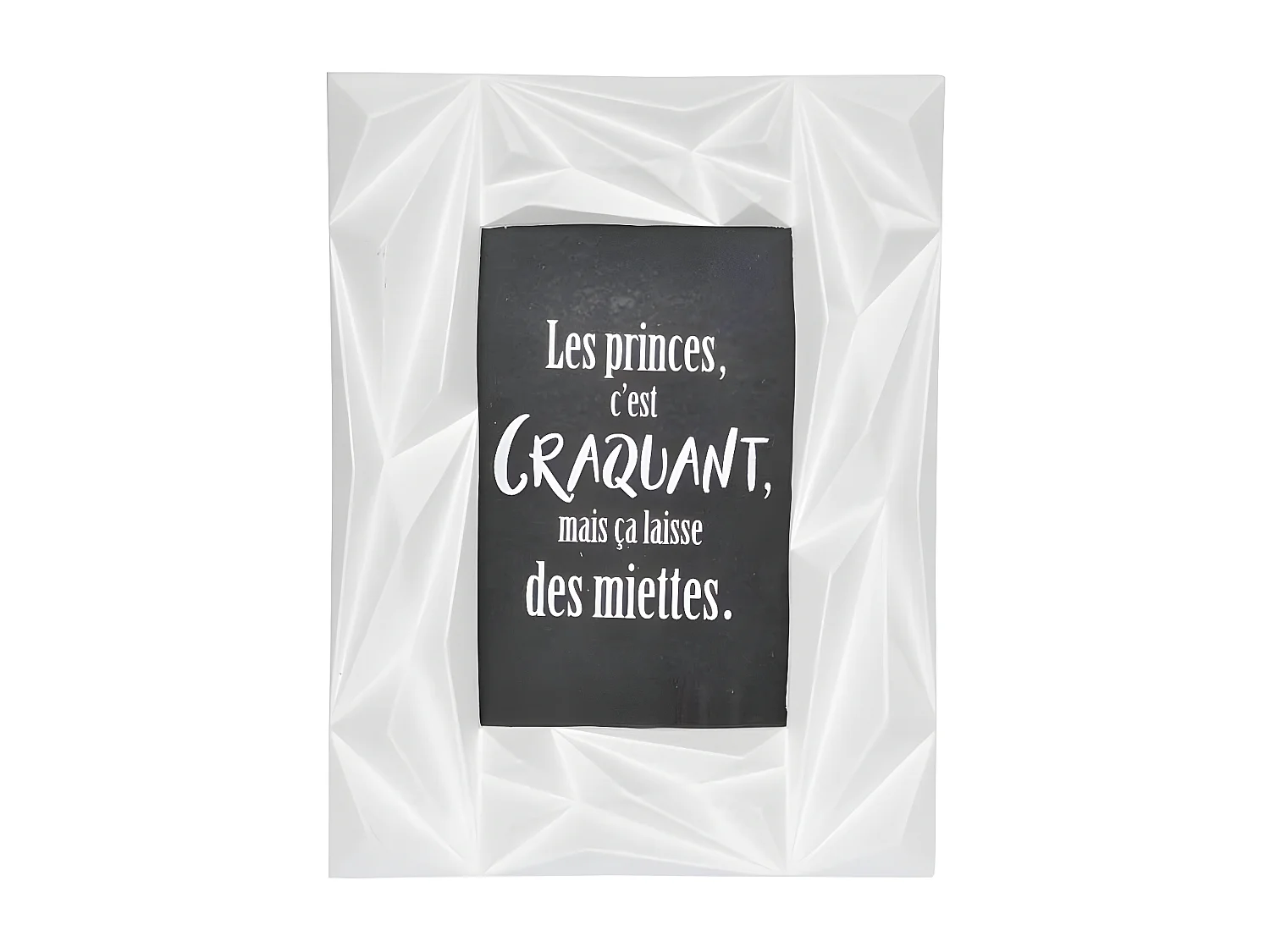 Cadre Photo Déco "Galactic" 10x15cm Blanc