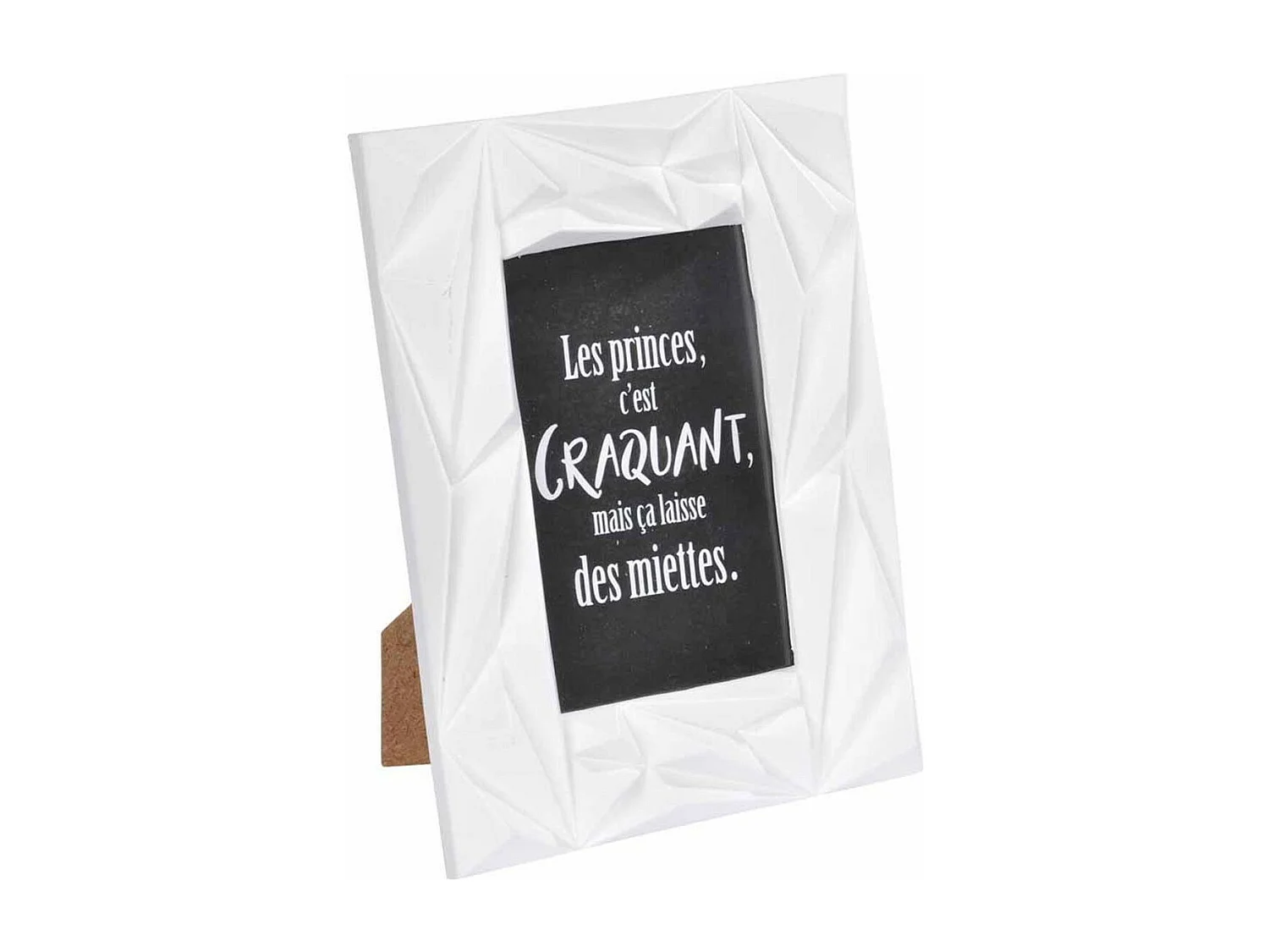 Cadre Photo Déco "Galactic" 13x18cm Blanc