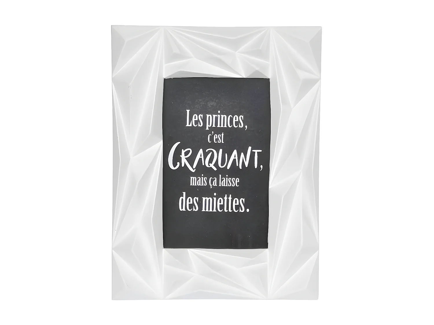 Cadre Photo Déco "Galactic" 13x18cm Blanc