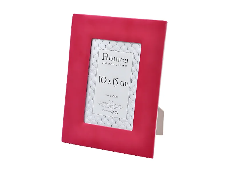 Cadre Photo en Velours "Deya" 10x15cm Fuchsia