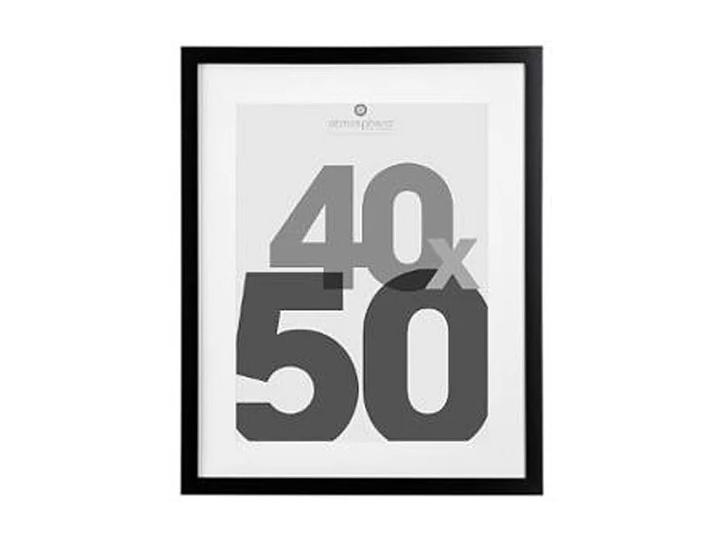 Cadre Photo Bois 40x50cm Noir