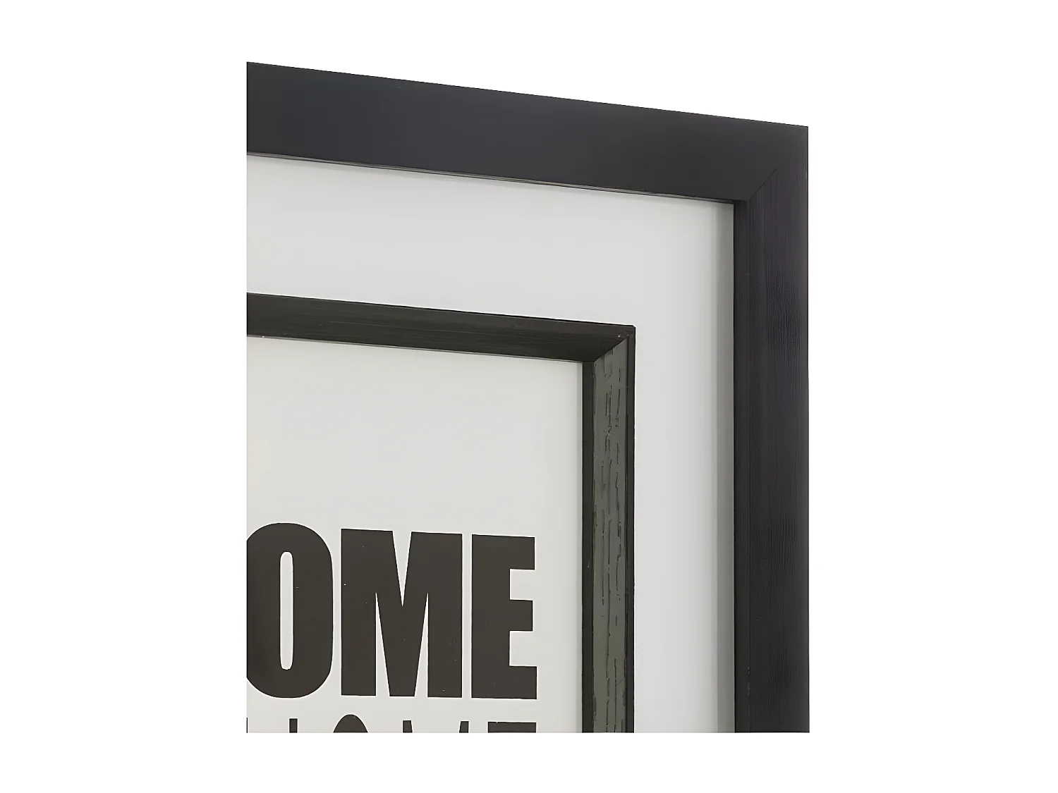 Cadre Photo en Verre "Aedan" 13x18cm Noir