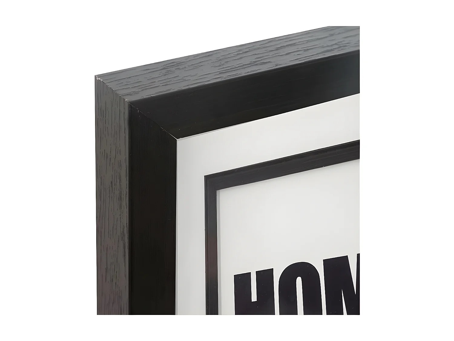 Cadre Photo en Verre "Aedan" 13x18cm Noir