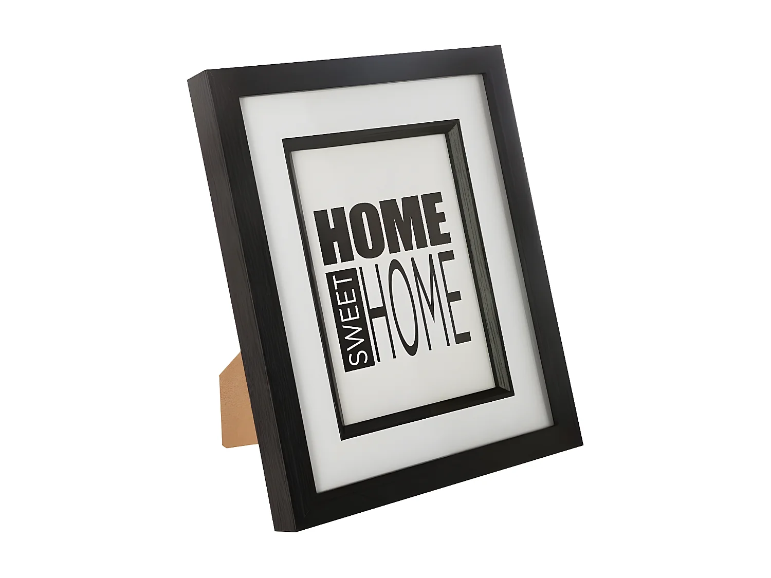 Cadre Photo en Verre "Aedan" 13x18cm Noir