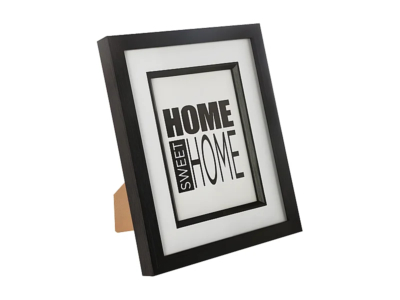 Cadre Photo en Verre "Aedan" 13x18cm Noir