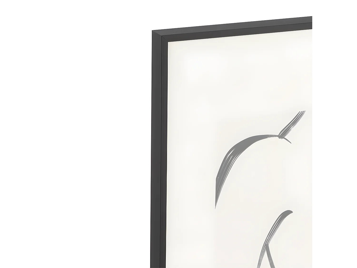 Cadre Photo "Femme qui Dessine" 60x90cm Blanc