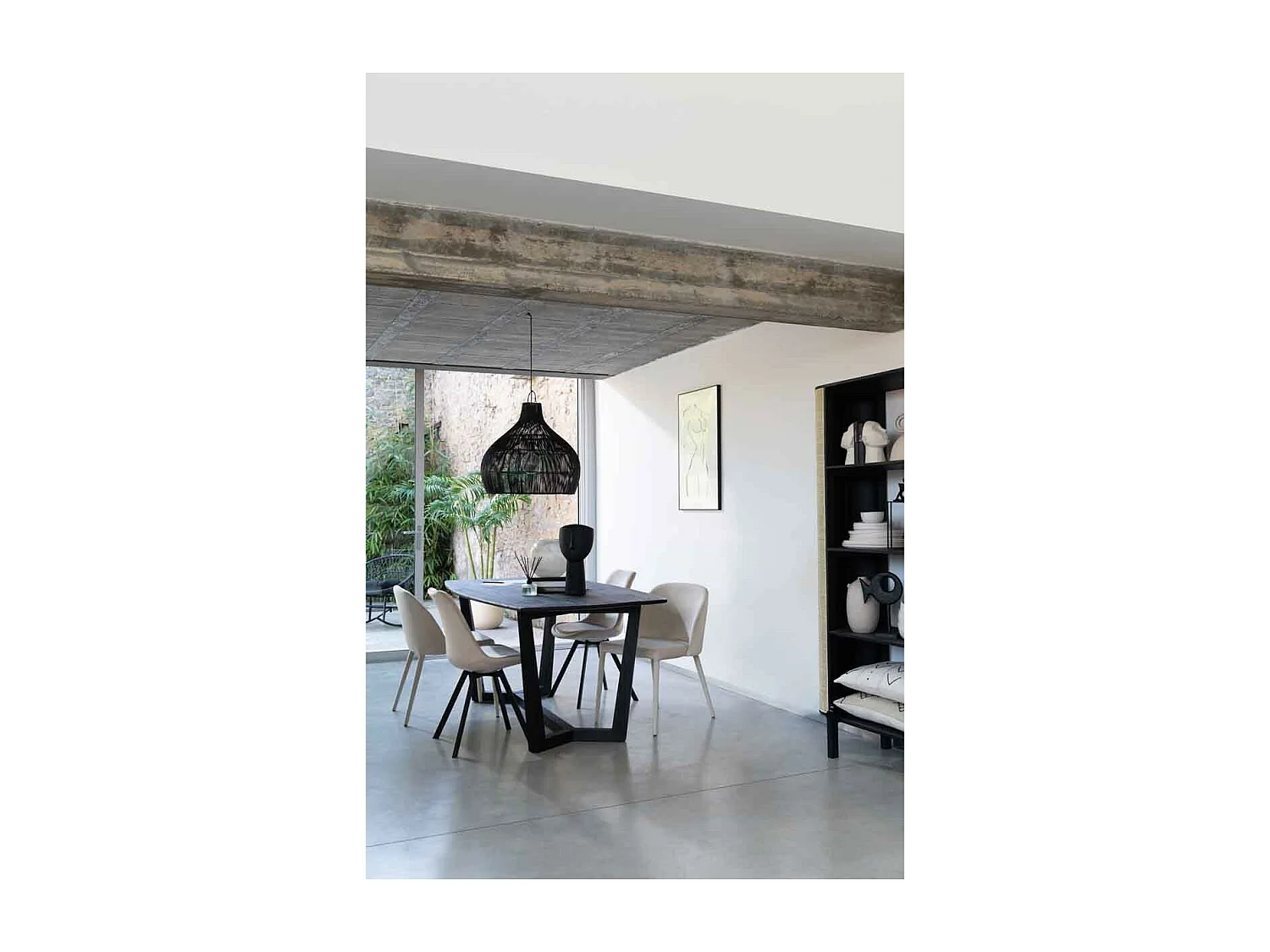 Cadre Photo "Femme qui Dessine" 60x90cm Blanc