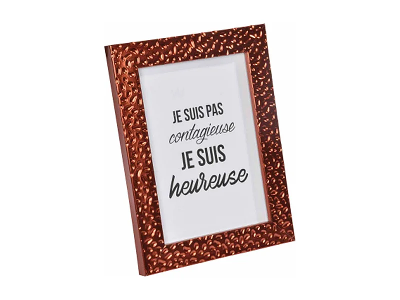 Cadre Photo Déco "Goutte d'Eau" 24x30cm Cuivre