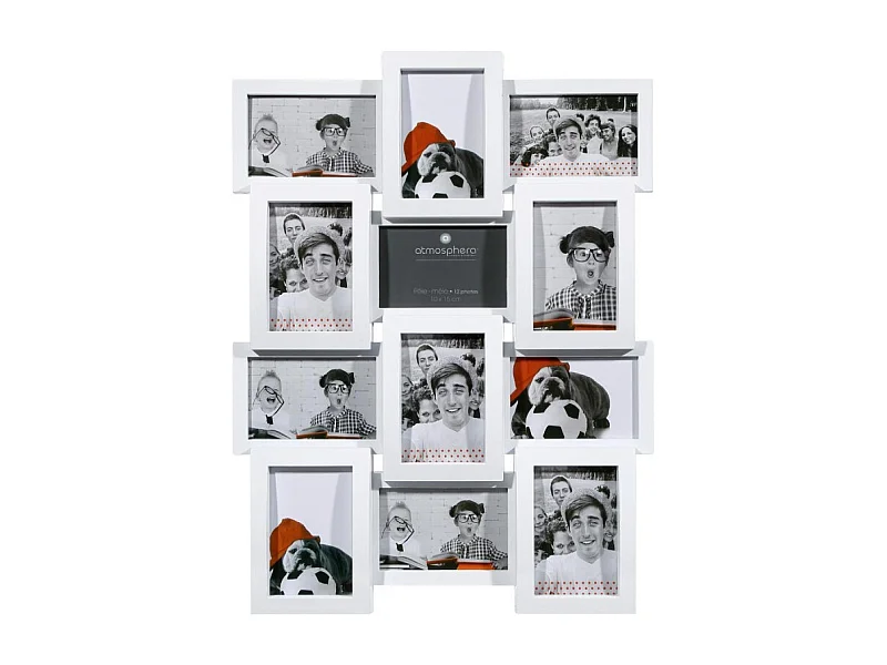 Pêle-Mêle 12 Photos Blanc