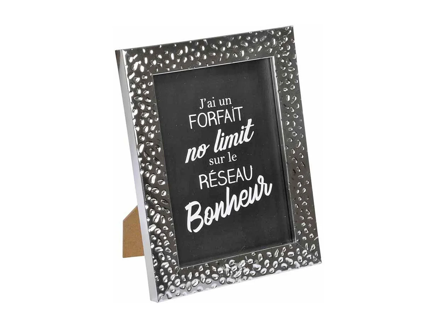 Cadre Photo Déco "Goutte d'Eau" 13x18cm Argent