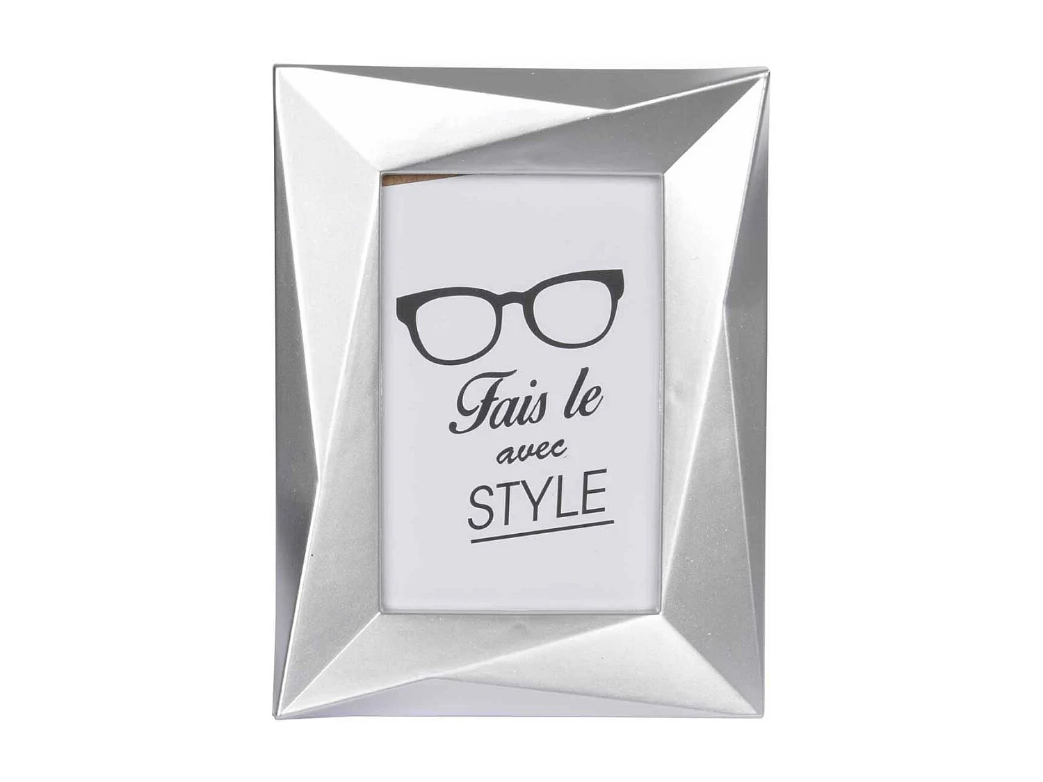 Cadre Photo Déco "Origami Frame" 20x25cm Argent