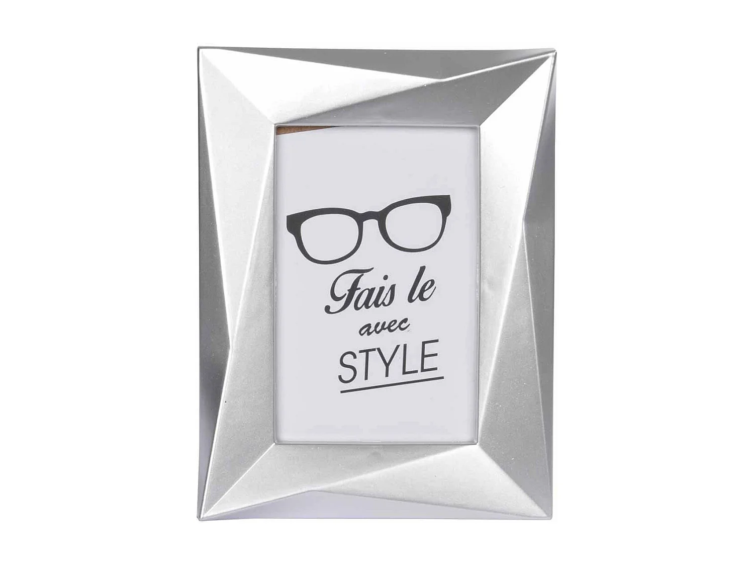 Cadre Photo Déco "Origami Frame" 20x25cm Argent