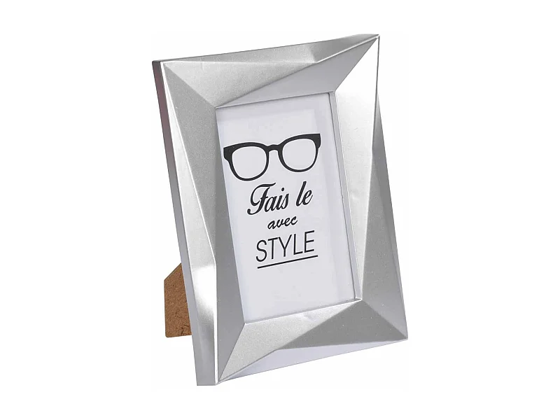 Cadre Photo Déco "Origami Frame" 20x25cm Argent