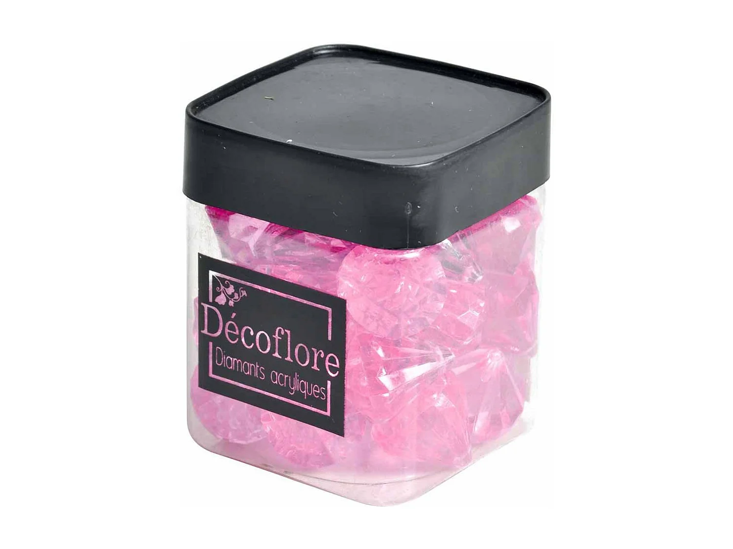 Pierres Déco "Diamants" 100gr Rose