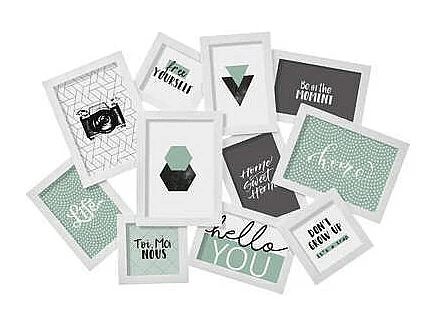 Pêle-Mêle 11 Photos Blanc