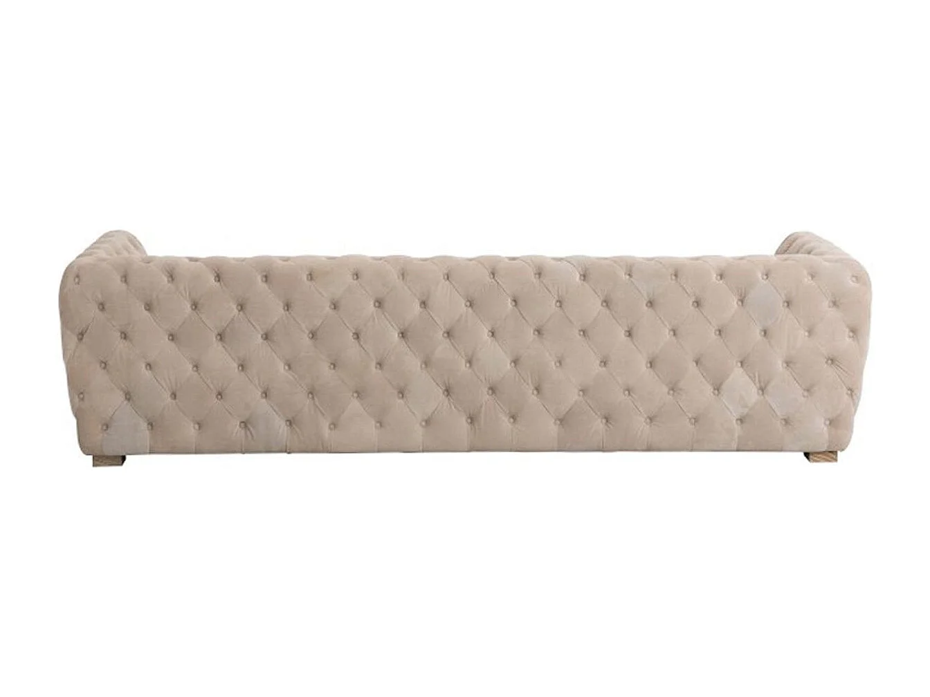 Sulli 3-zitsbank met beige knopen