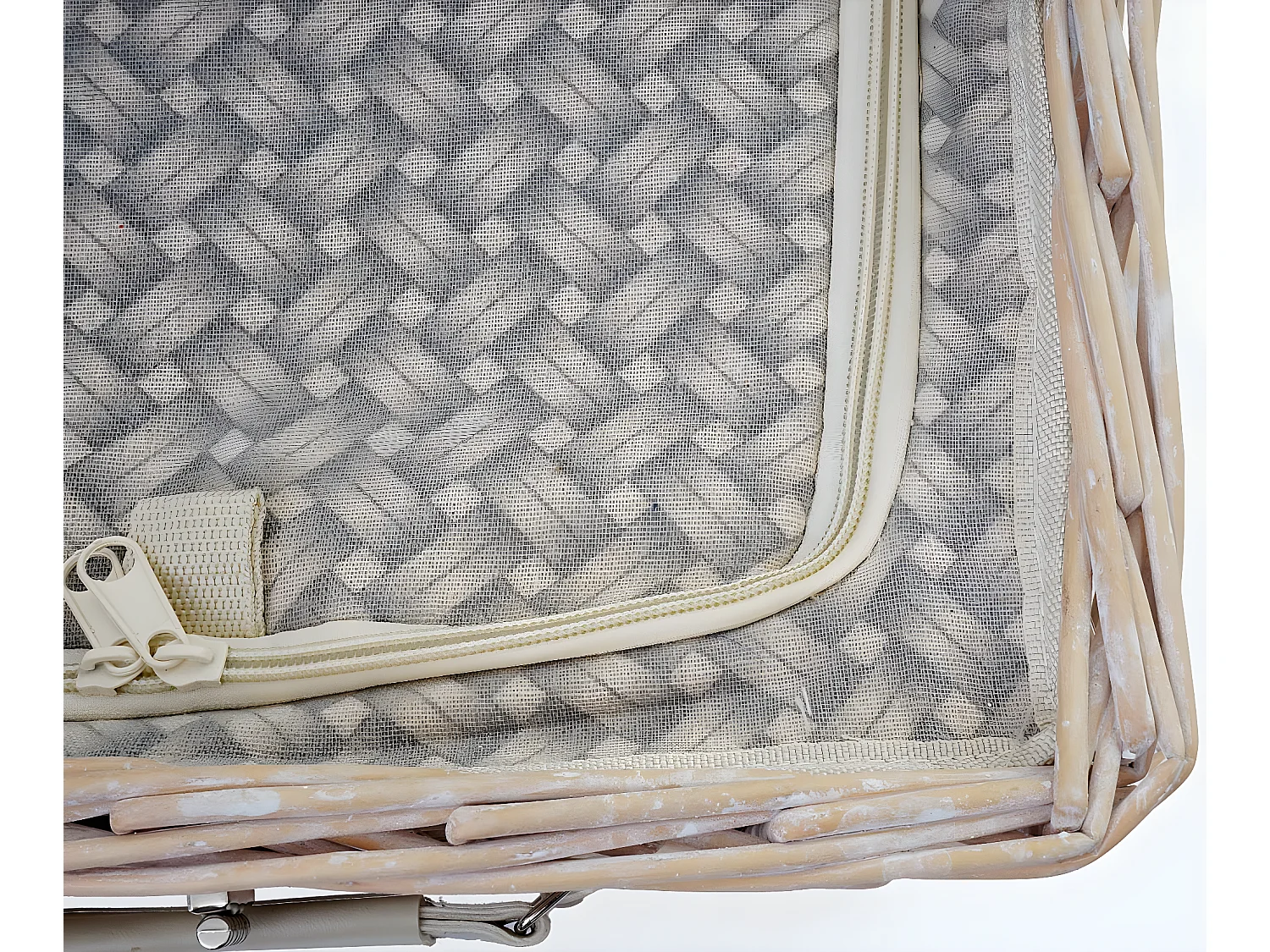 Panier pique-nique pour 4 verre argenté DIV04032