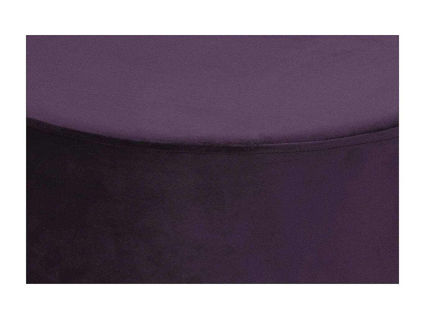 Pouf Rond Design "Nano" 42cm Violet