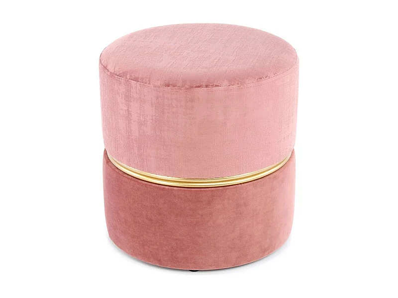 Pouf Rond Design "Cleopatra" 40cm Rose