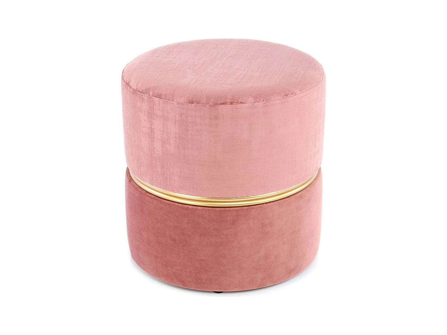 Pouf Rond Design "Cleopatra" 40cm Rose